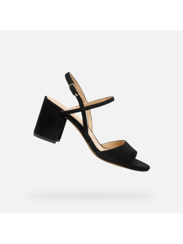 Geox Černé dámské sandály Geox Virnilisa 65 S