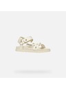 Geox Krémové dívčí sandály Geox Sandal Foammentera