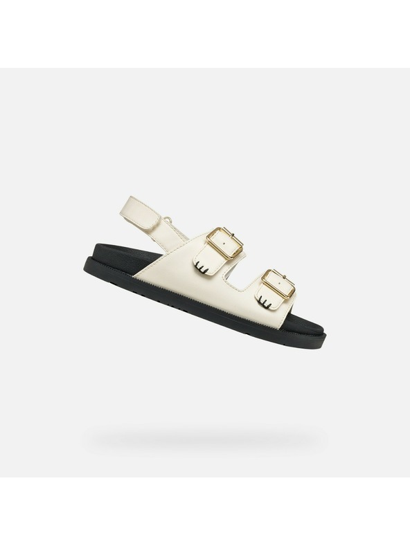 Geox Smetanové dívčí sandály Geox Sandal Foammentera