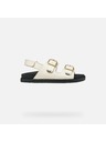 Geox Smetanové dívčí sandály Geox Sandal Foammentera
