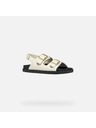 Geox Smetanové dívčí sandály Geox Sandal Foammentera