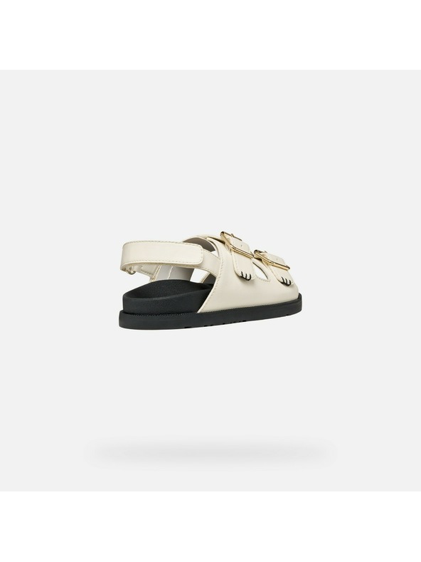 Geox Smetanové dívčí sandály Geox Sandal Foammentera