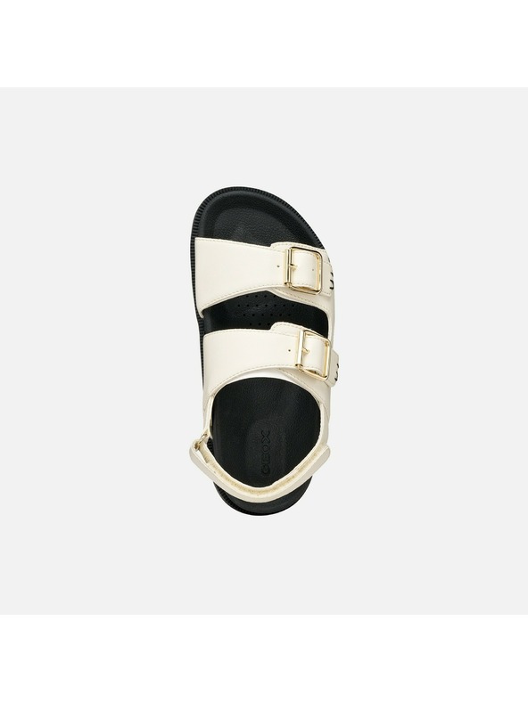 Geox Smetanové dívčí sandály Geox Sandal Foammentera