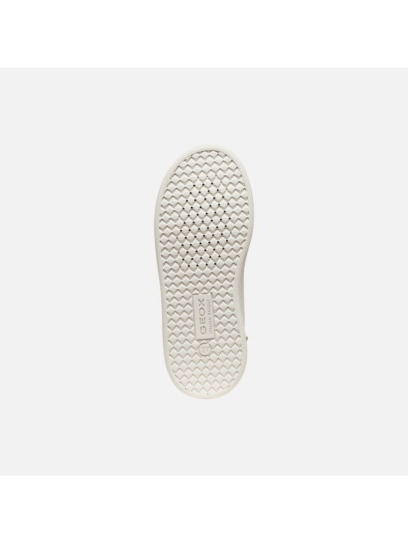 Geox Bílé dívčí tenisky Geox Eclyper