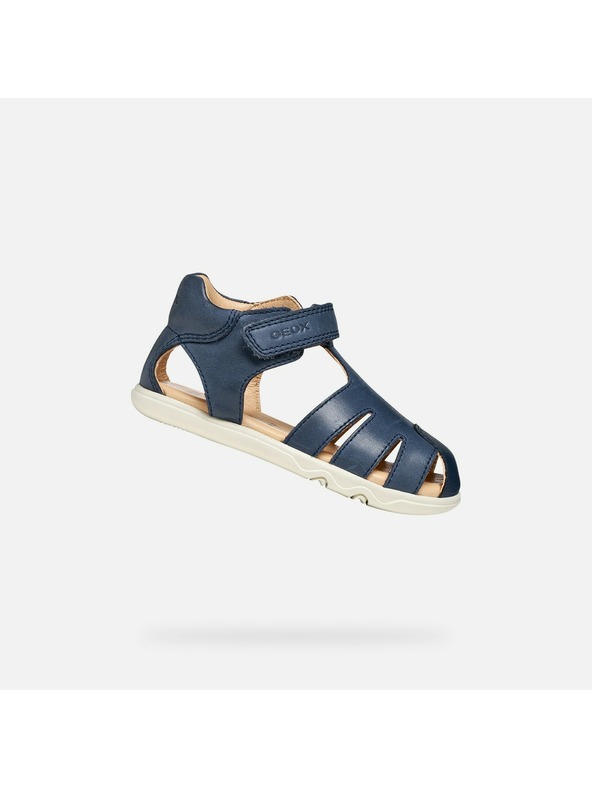 Geox Tmavě modré chlapecké barefoot sandály Geox Sandal Steppieup B