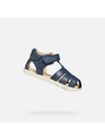 Geox Tmavě modré chlapecké barefoot sandály Geox Sandal Steppieup B