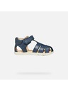 Geox Tmavě modré chlapecké barefoot sandály Geox Sandal Steppieup B