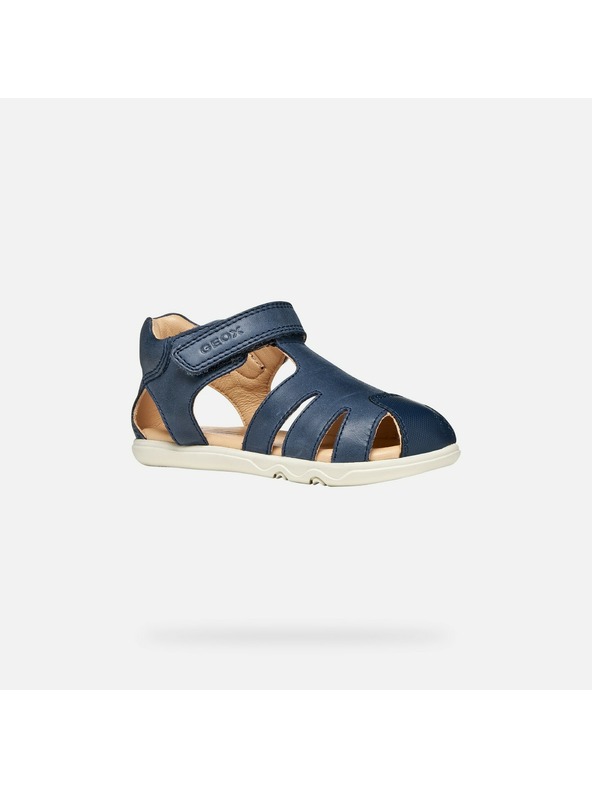 Geox Tmavě modré chlapecké barefoot sandály Geox Sandal Steppieup B