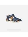 Geox Tmavě modré chlapecké barefoot sandály Geox Sandal Steppieup B