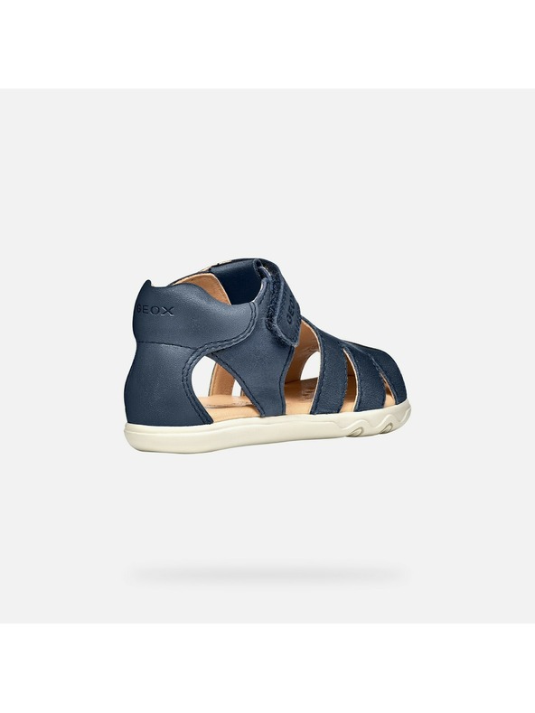 Geox Tmavě modré chlapecké barefoot sandály Geox Sandal Steppieup B
