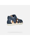 Geox Tmavě modré chlapecké barefoot sandály Geox Sandal Steppieup B
