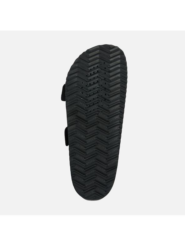 Geox Černé dámské pantofle Geox Sandybett High