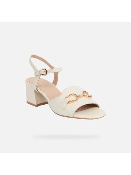 Geox Krémové dámské sandály Geox New Eraklia 50