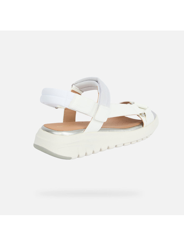 Geox Bílé dámské sandály Geox Flextride S