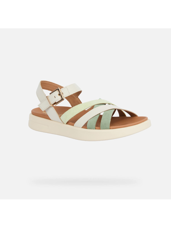 Geox Krémové dámské sandály Geox Xand 2S