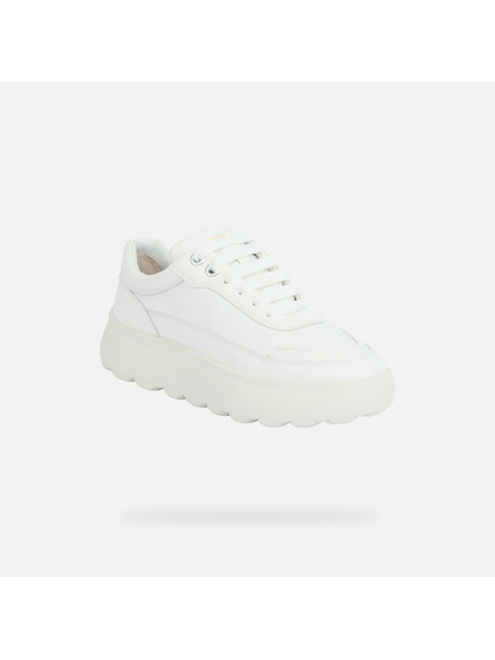 Geox Bílé dámské tenisky Geox Spherica EC4.1