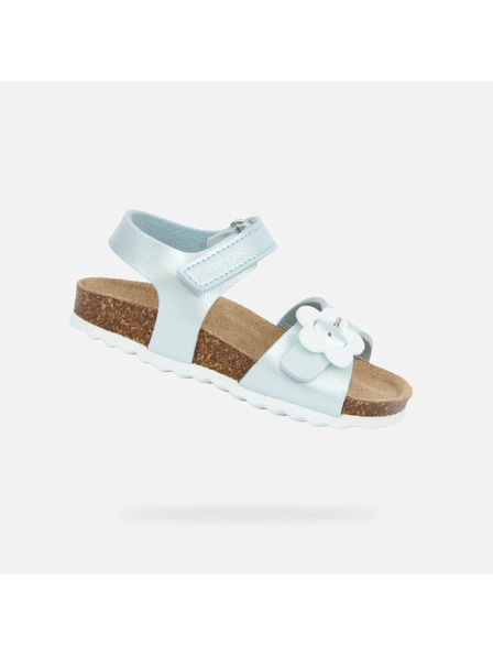 Geox Tyrkysové dívčí sandály Geox Chalki