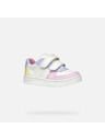 Geox Bílé dívčí tenisky Geox Eclyper
