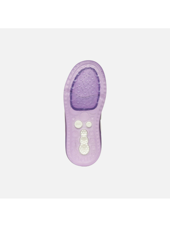 Geox Bílé dívčí tenisky Geox Sketlite