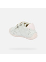 Geox Bílé dívčí tenisky Geox Tutim