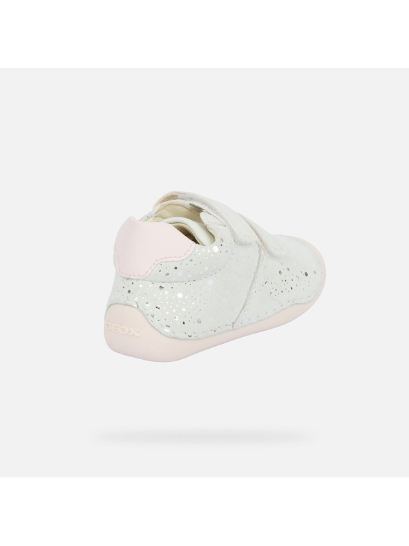 Geox Bílé dívčí tenisky Geox Tutim