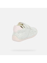 Geox Bílé dívčí tenisky Geox Tutim