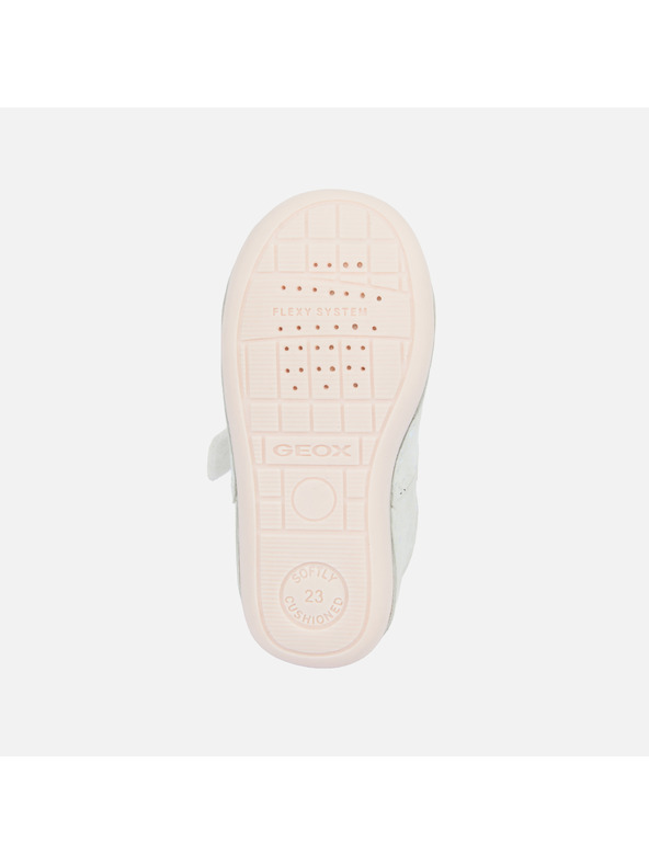Geox Bílé dívčí tenisky Geox Tutim