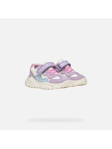 Geox Bílé dívčí tenisky Geox Ciufciuf