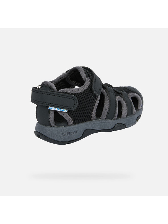 Geox Černé chlapecké sandály Geox Multy