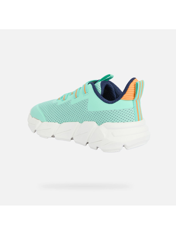 Geox Tyrkysové chlapecké tenisky Geox Flexyper Fast