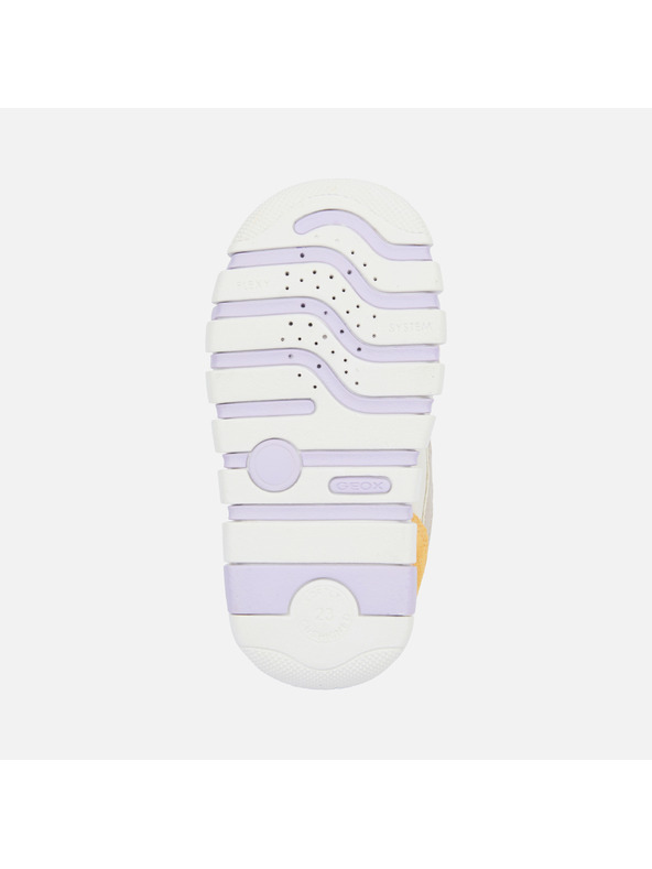 Geox Béžové dívčí barefoot tenisky pro první kroky Geox Iupidoo