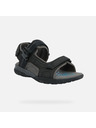 Geox Černé pánské sandály Geox Spherica EC5