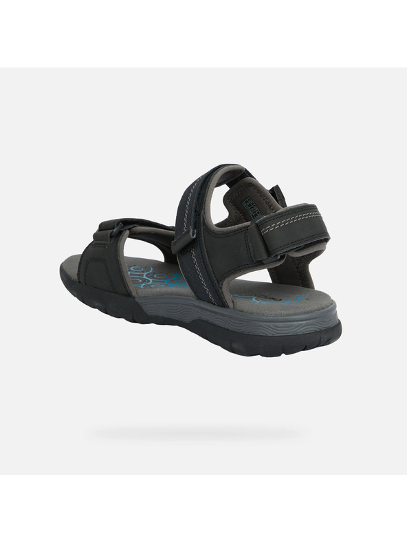 Geox Černé pánské sandály Geox Spherica EC5