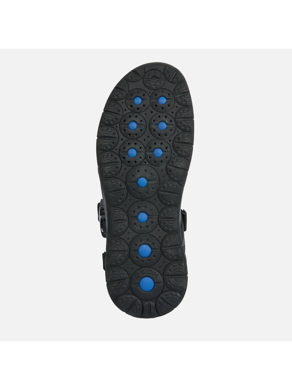 Geox Černé pánské sandály Geox Spherica EC5