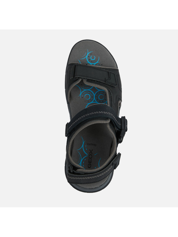 Geox Černé pánské sandály Geox Spherica EC5