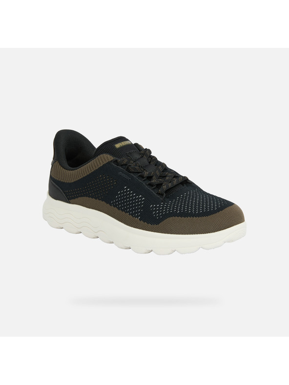 Geox Černé pánské tenisky Geox Spherica Plus Fast in