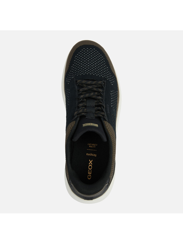 Geox Černé pánské tenisky Geox Spherica Plus Fast in