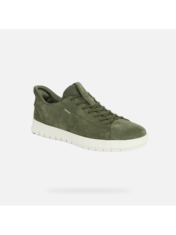 Geox Khaki pánské tenisky Geox Flextride Plus Fast in