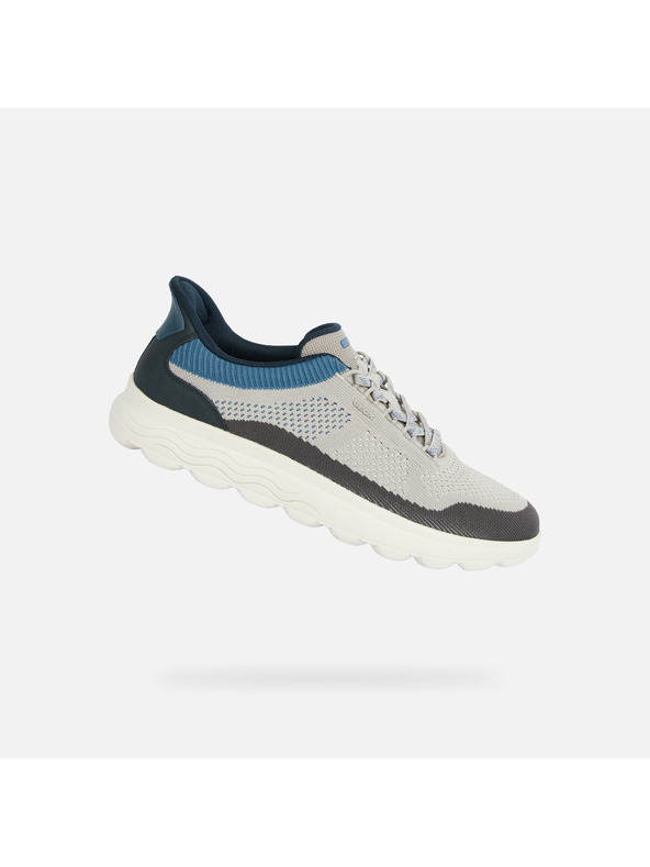Geox Šedé pánské tenisky Geox Spherica Plus Fast in