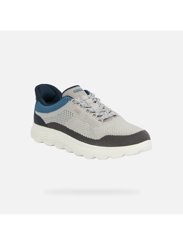 Geox Šedé pánské tenisky Geox Spherica Plus Fast in