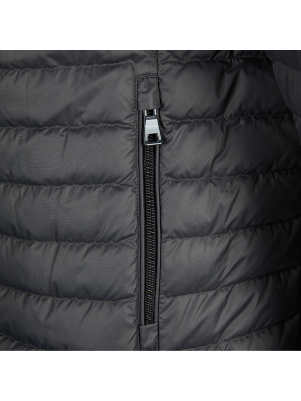 Geox Šedá pánská péřová bunda Geox Warrens