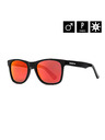 Horsefeathers Sluneční brýle Foster - gloss black/mirror red