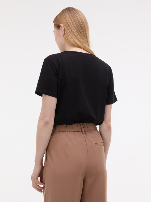 Orsay Černé dámské tričko s aplikací ORSAY
