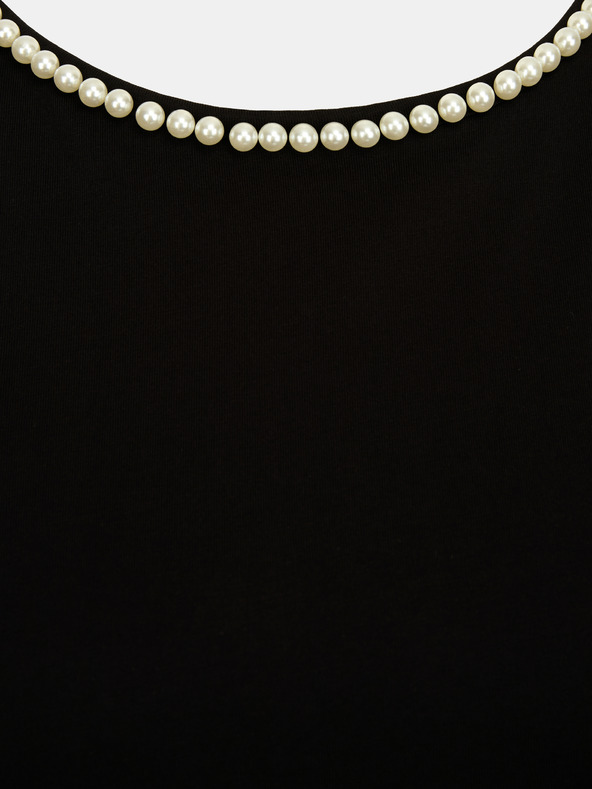 Orsay Černé dámské tričko s aplikací ORSAY