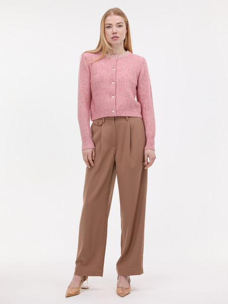 Orsay Světle růžový dámský kardigan s aplikací ORSAY