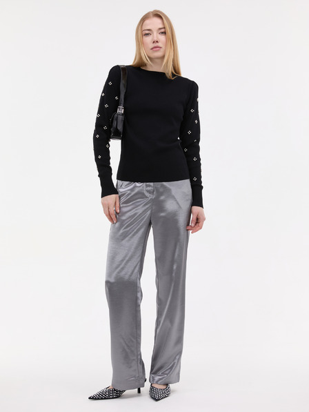 Orsay Černý dámský svetr s aplikací ORSAY