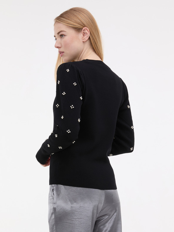 Orsay Černý dámský svetr s aplikací ORSAY
