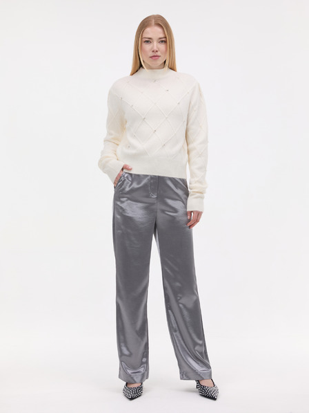 Orsay Krémový dámský svetr s aplikací ORSAY