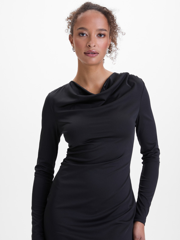 Orsay Černé dámské midi šaty ORSAY