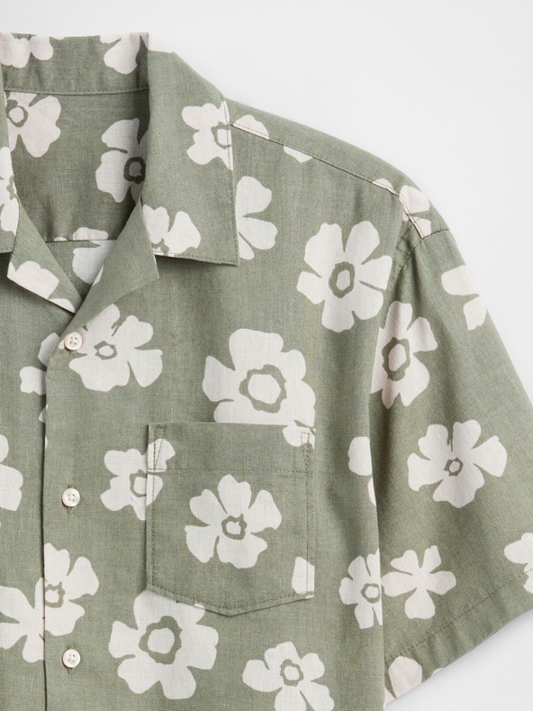 GAP Dětská lněná košile GAP